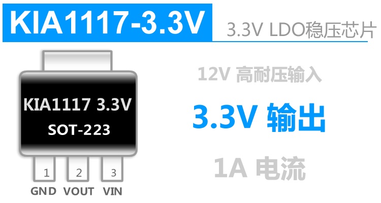 KIA1117-3.3_（KIA）KIA1117-3.3中文资料_价格_PDF手册-立创电子商城